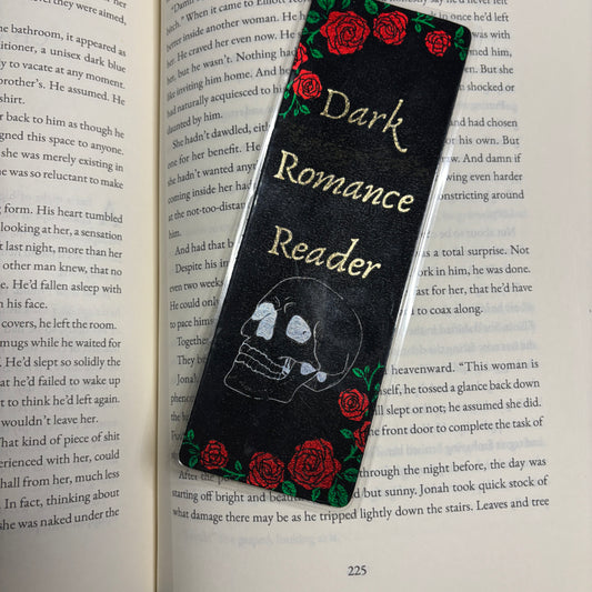 Dark Romance Reader Foiled Bookmark