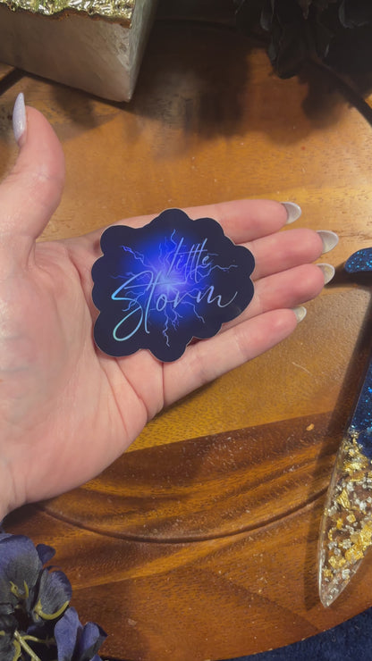 Little Storm Holographic Sticker