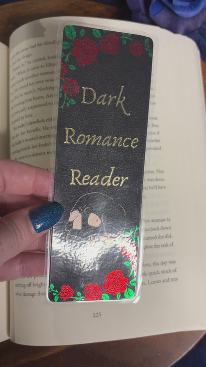 Dark Romance Reader Foiled Bookmark